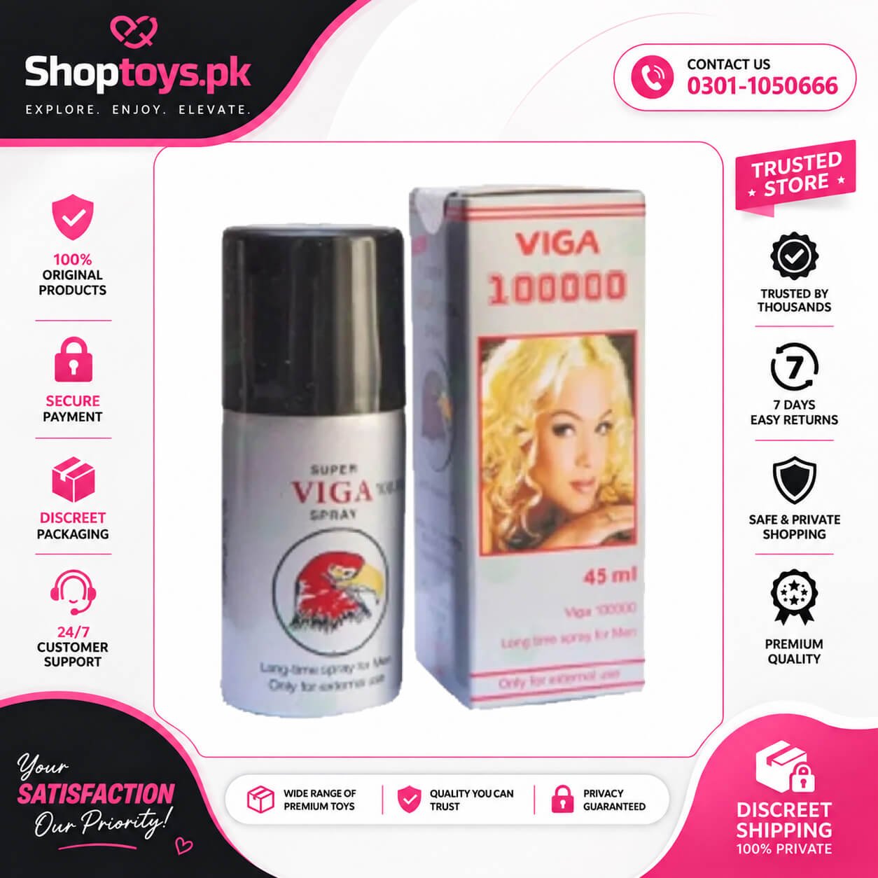 Viga 100000 Delay Spray In Pakistan