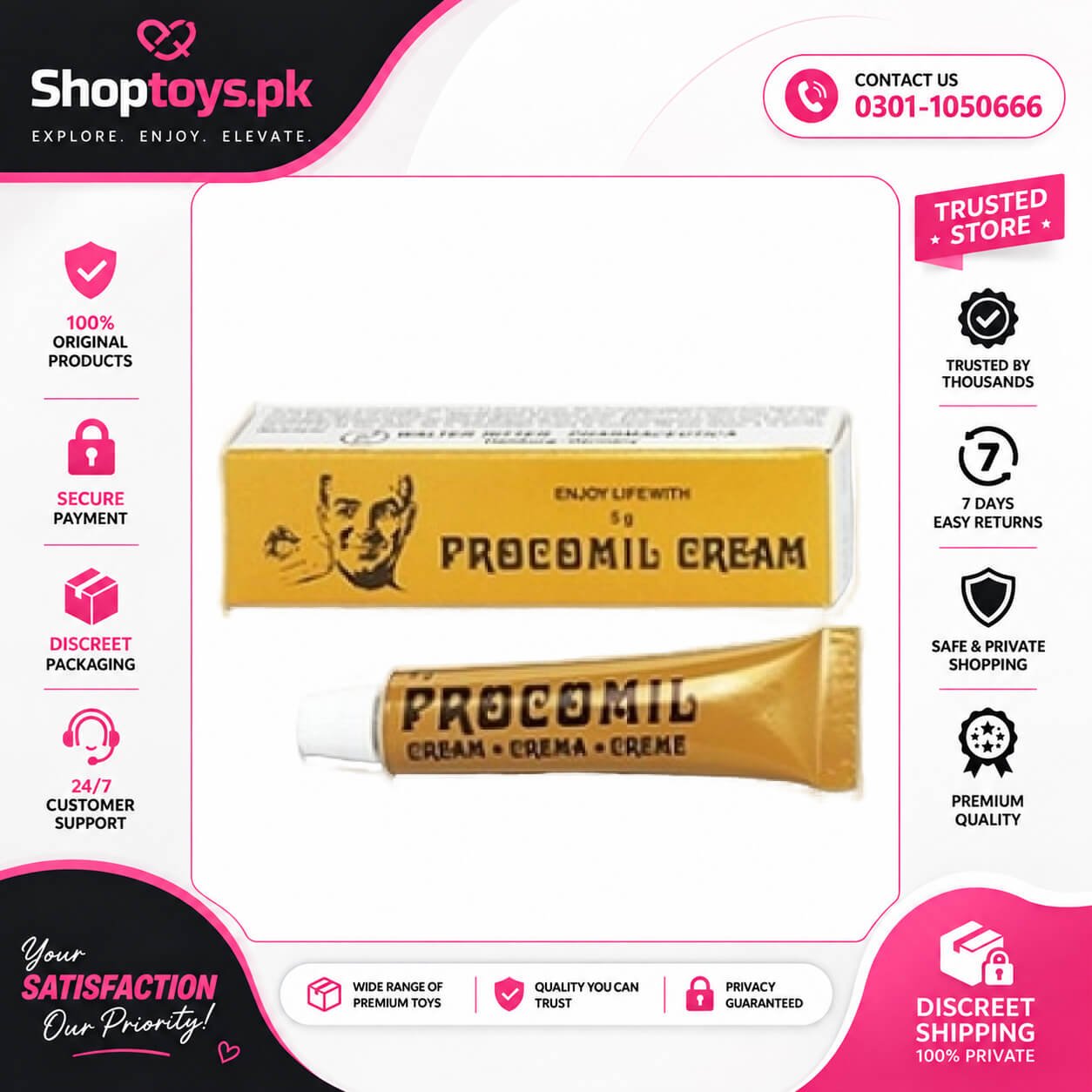 Procomil Delay Cream Price in Pakistan