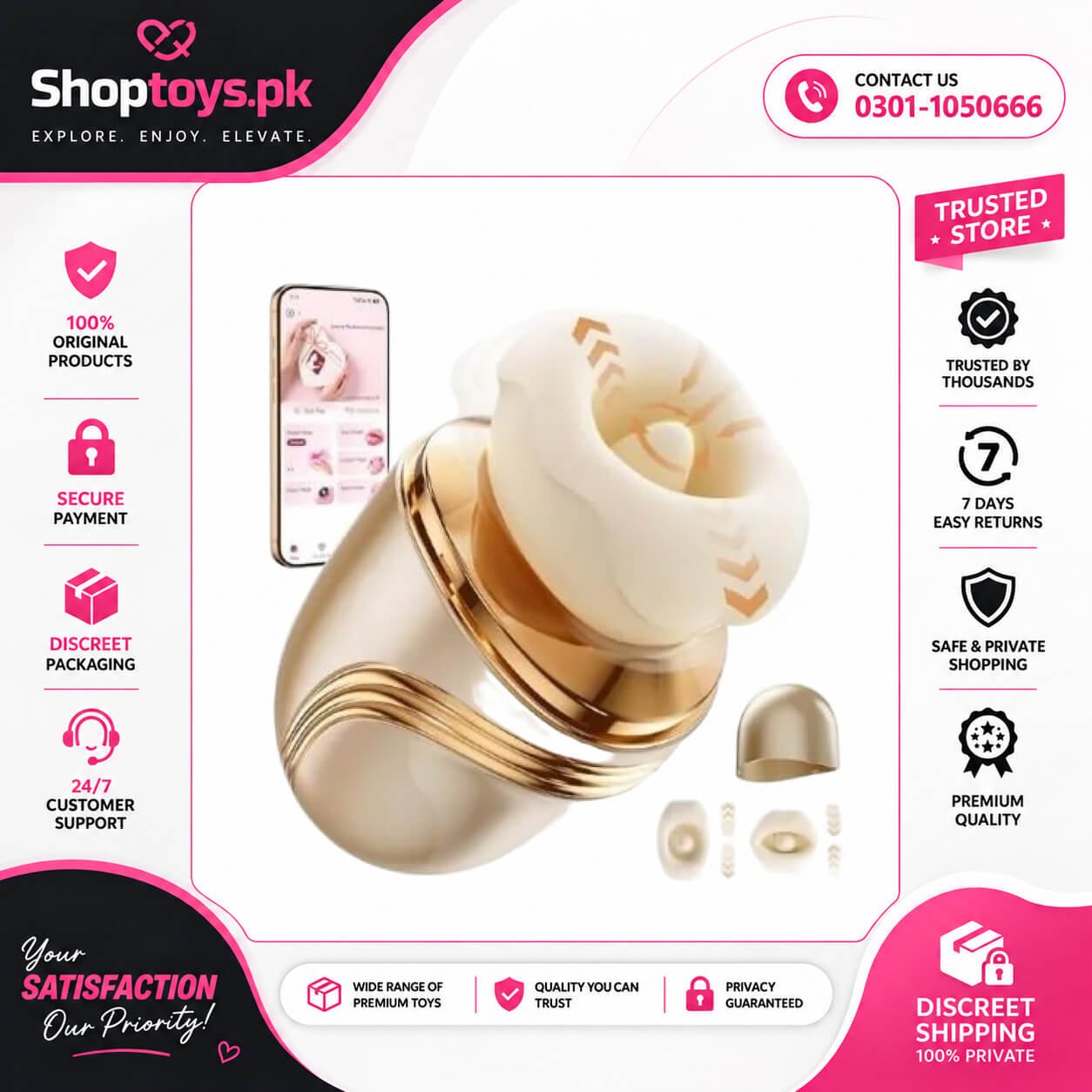 Sucking Vibrator Rose Sex Toy for Women In Pakistan