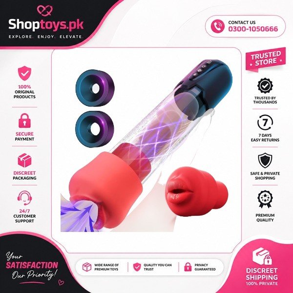 2 in 1 Pocket Pussy & Electric Penis Pump