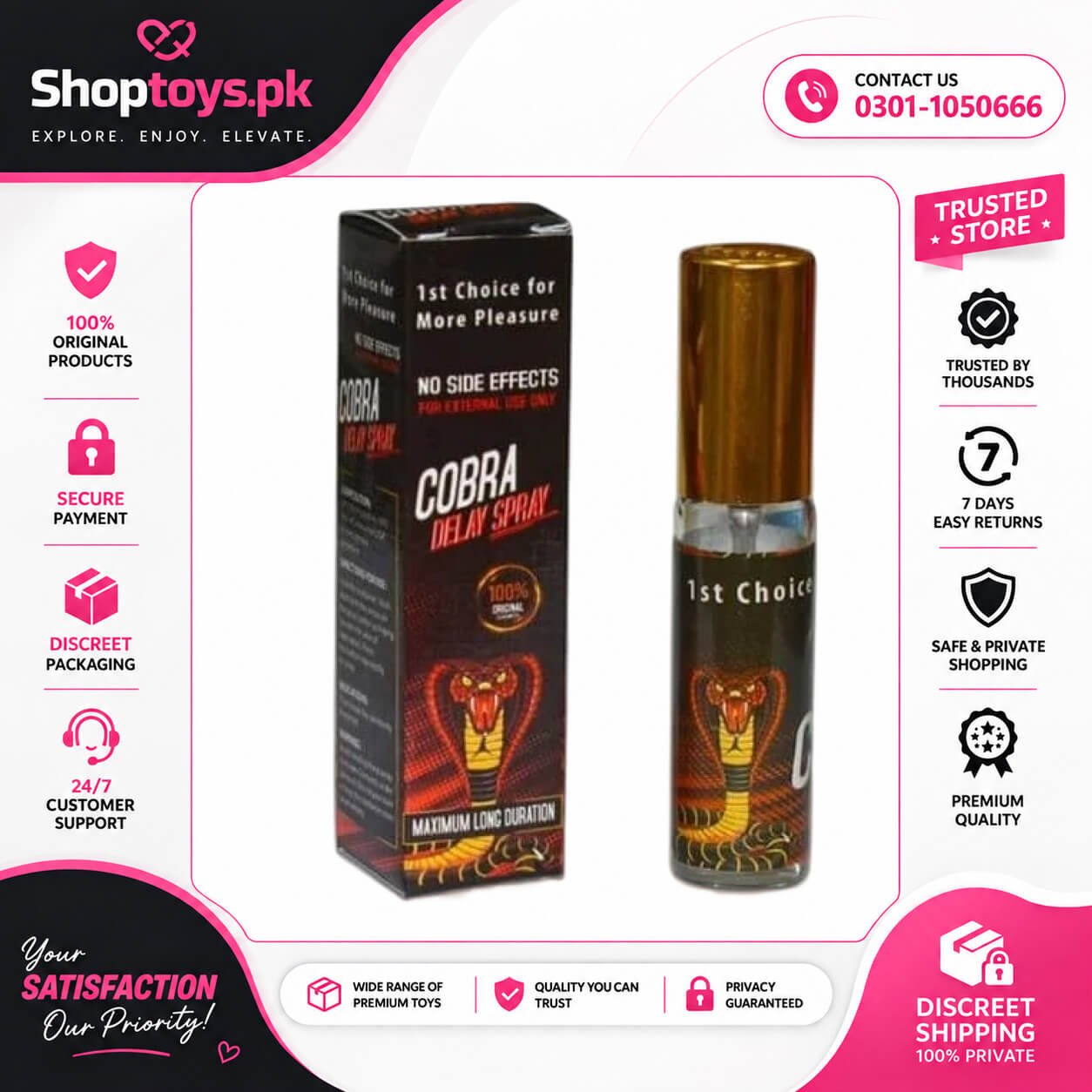 Cobra Delay Spray Price in Pakistan