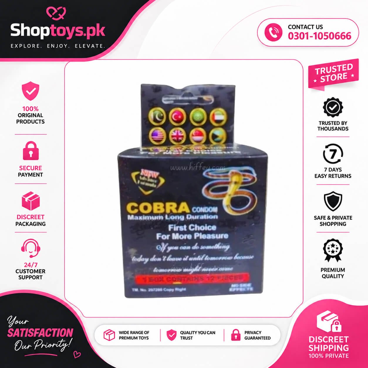 Cobra Maximum Long Duration Condom In Pakistan