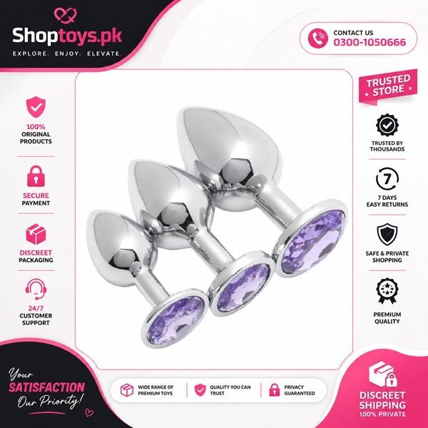 Butt Plug Anal Sex Toys Anal Plug Training Kit In Pakistan