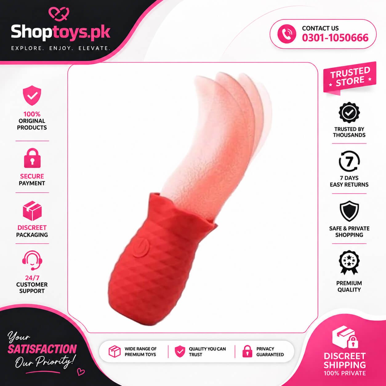 Speeds Rose Sex Toy for Women Realistic In Pakistan