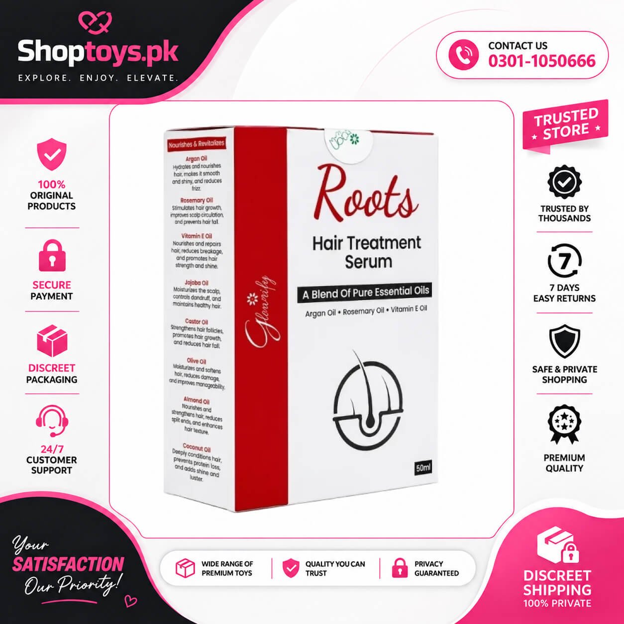 Roots Hair Treatment Serum Price In Pakistan