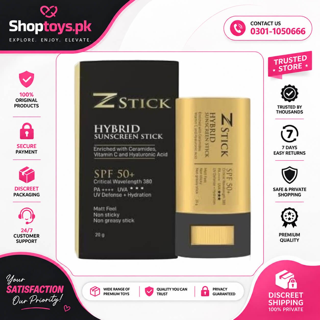 Z Stick Hybrid Sunscreen Stick In Pakistan