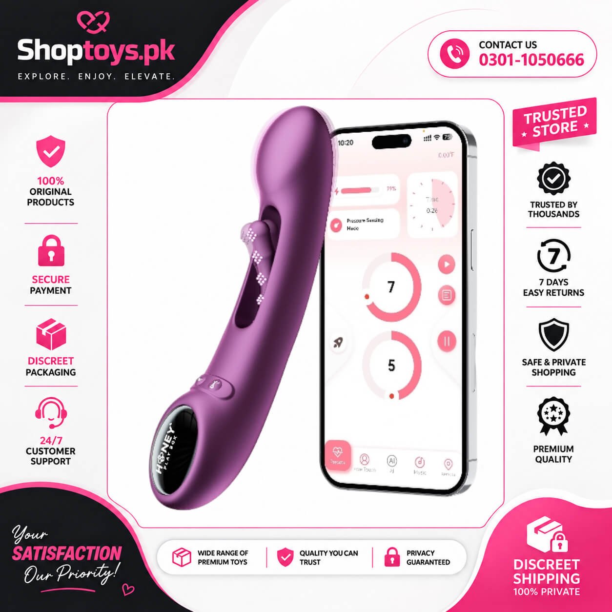 HoneyPlayBox Tempo G Spot Vibrator for In Pakistan