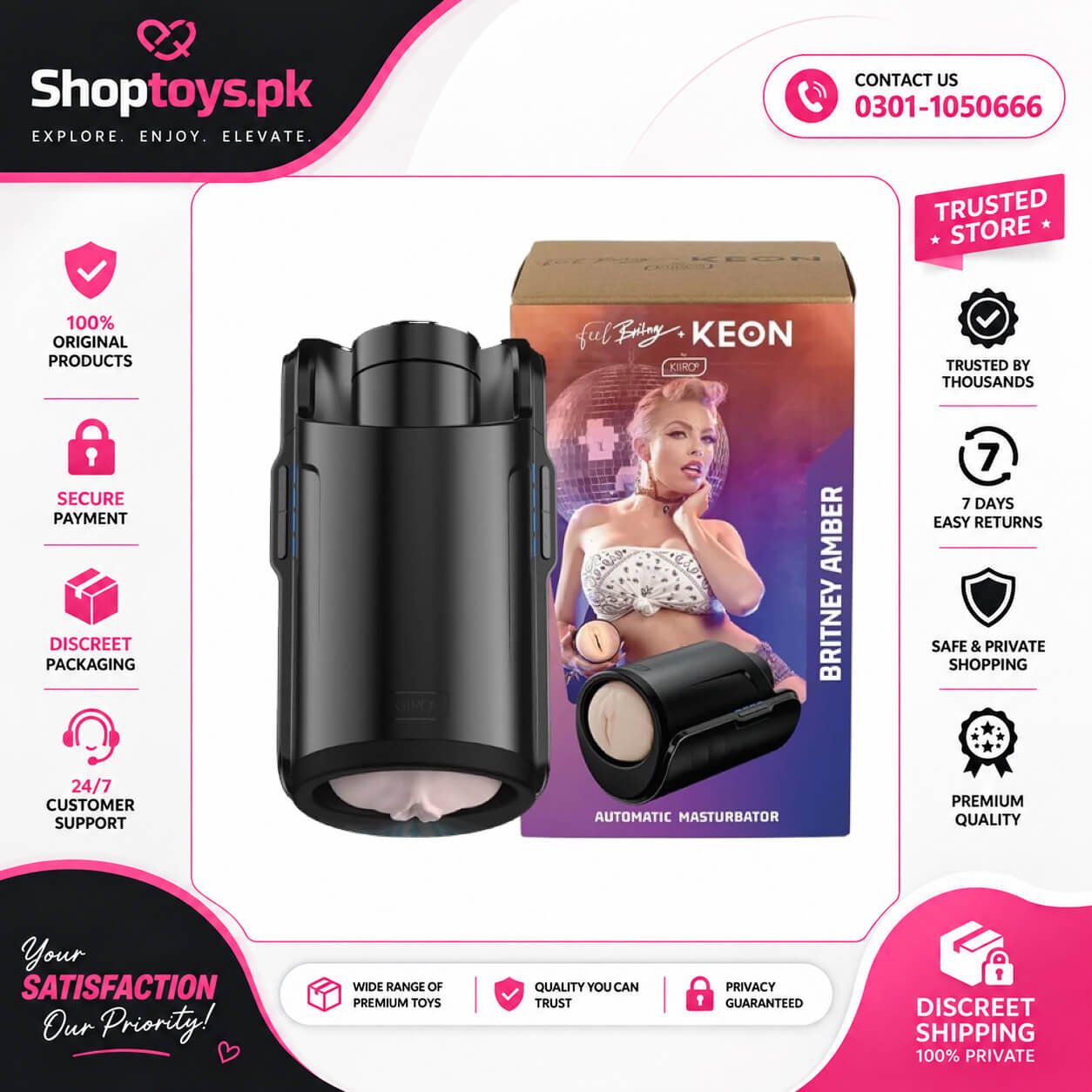 KIIROO KEON Interactive Automatic Masturbator In Pakistan