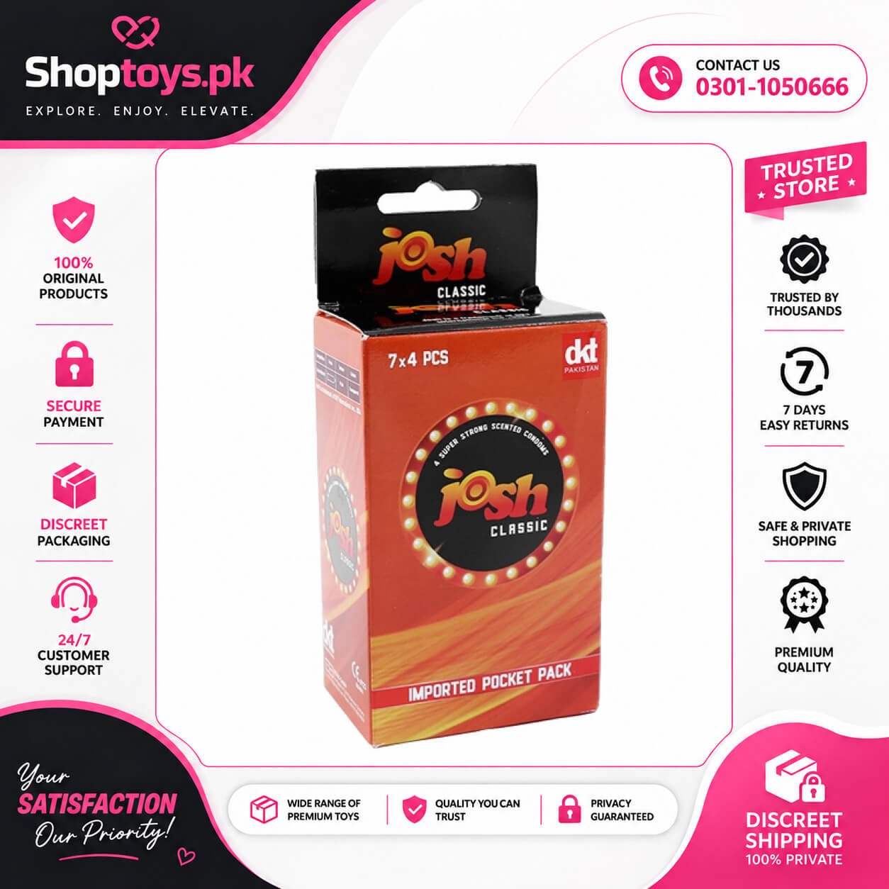 Josh Condoms Flavours In Pakistan